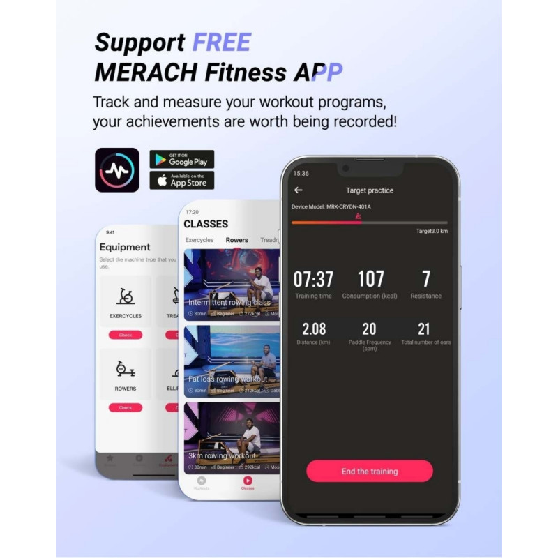 Гребний тренажер MERACH Q1S