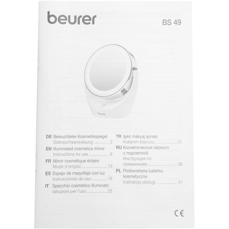 Дзеркало косметичне Beurer BS 49