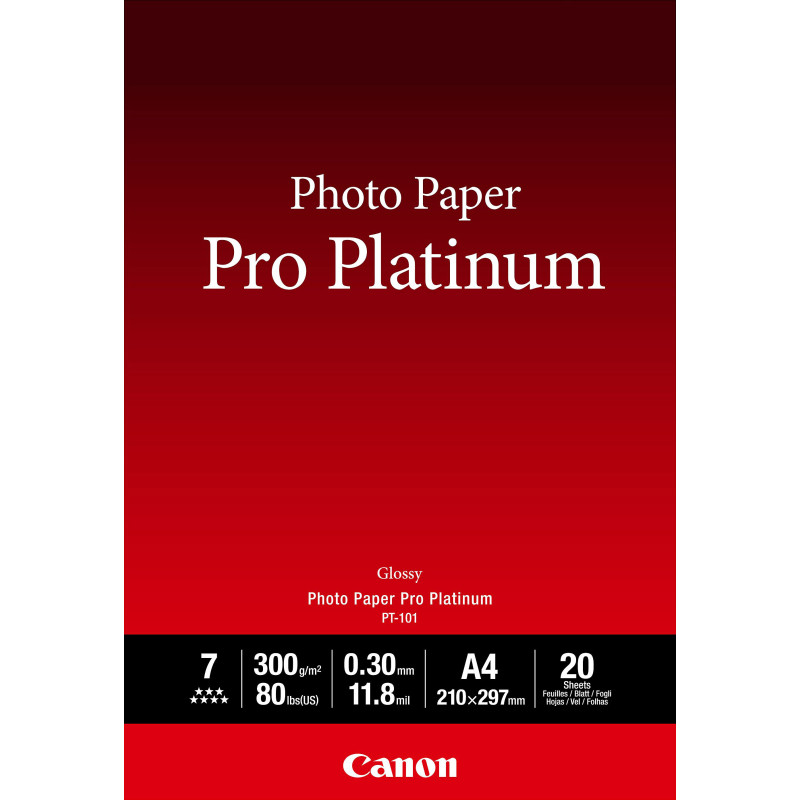 Canon PT-101 Photo Paper Pro Platinum A4 (2768B016)