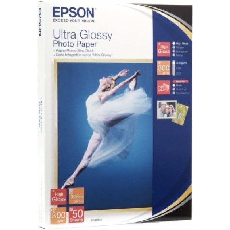 EPSON Ultra Glossy Ph. 300g 10x15 50sh (C13S041943)