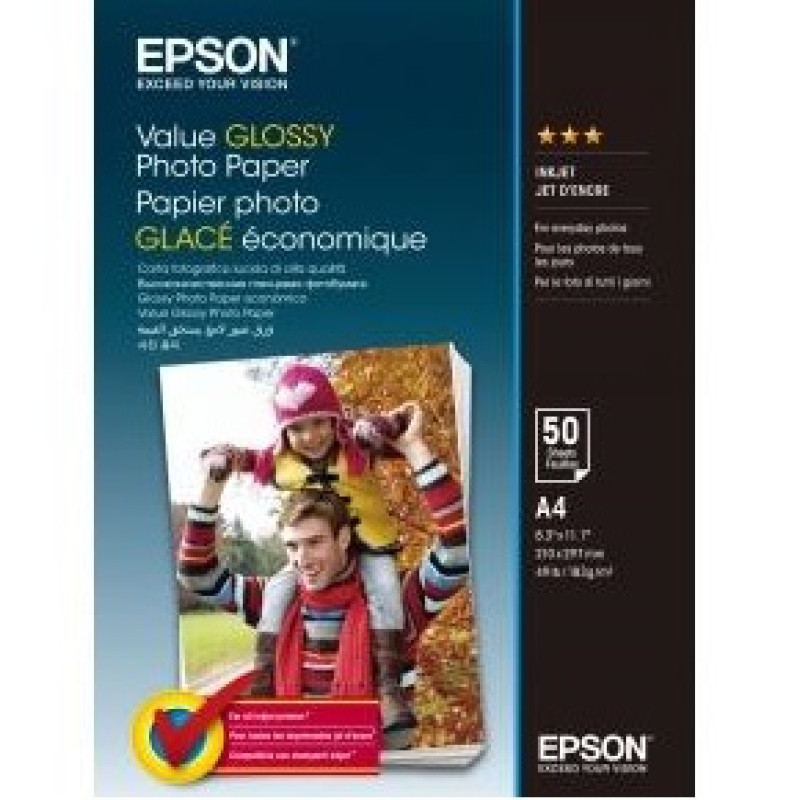 Epson A4 Value Glossy Photo Paper 50 л. (C13S400036)