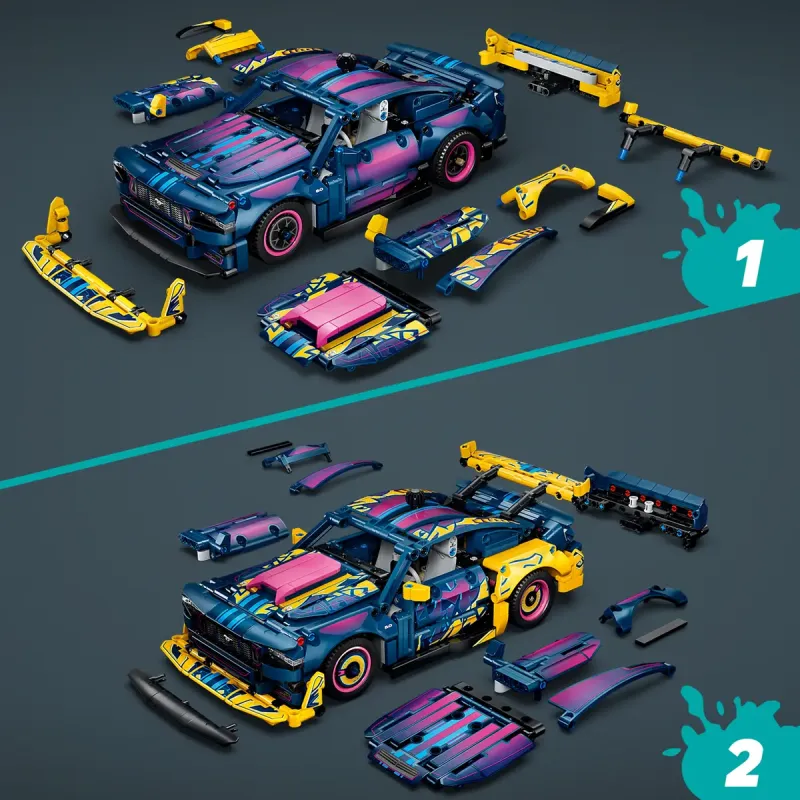Конструктор LEGO Technic Тюиінг-гараж с автомобилем Ford Mustang GT 42236