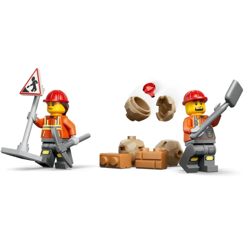 Конструктор LEGO City Жовтий екскаватор-навантажувач (60480)