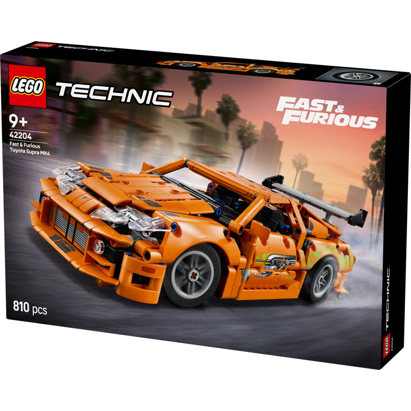 Конструктор LEGO Technic Fast and Furious Toyota Supra MK4 (42204)