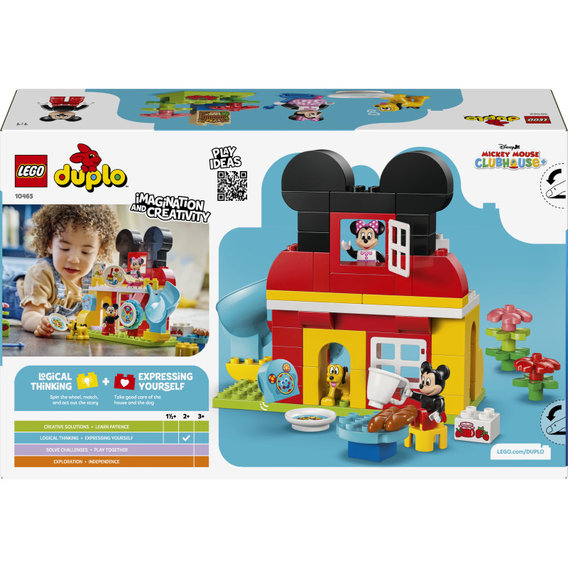 Конструктор LEGO DUPLO Disney Микки Маус: Клубний домик с Минни и Плуто (10465)