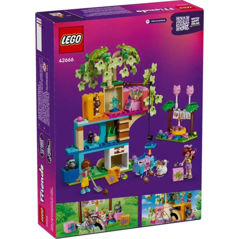 Конструктор LEGO Friends День народження кота та будинок на дереві (42666)