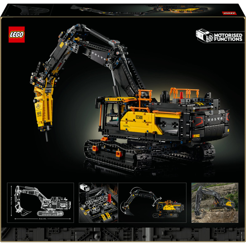 Конструктор LEGO Technic Екскаватор Volvo EC500 Hybrid (42215)