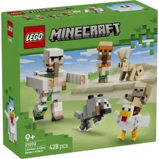 Конструктор LEGO Minecraft Курячий Жокей: атака у пустелі (21592)