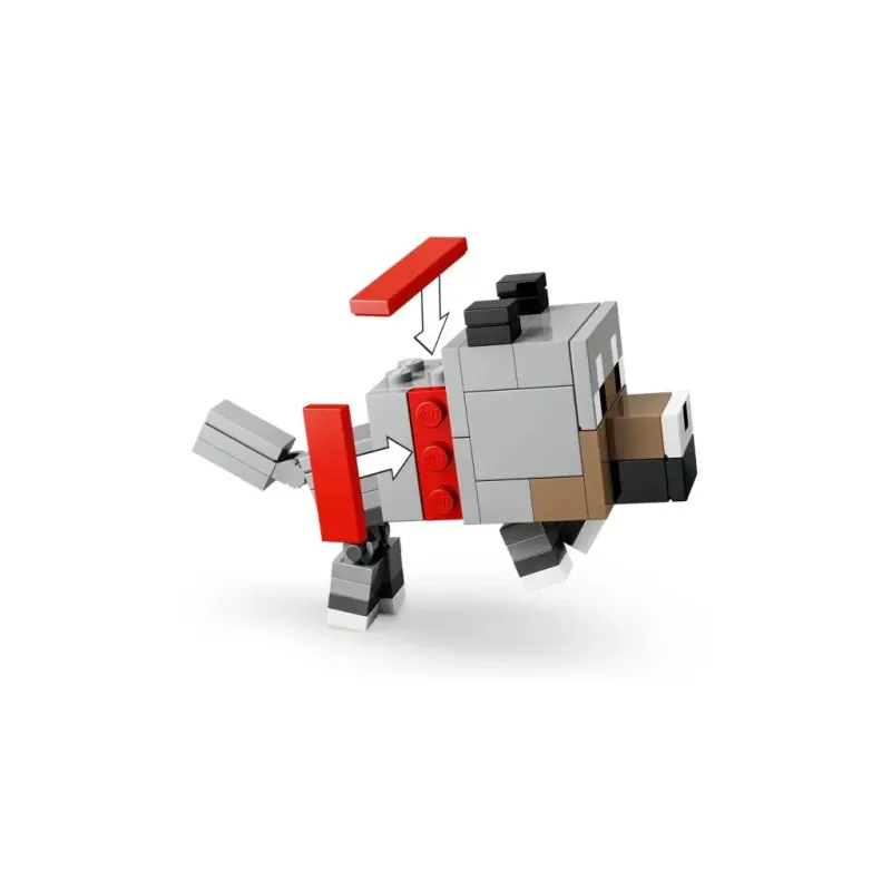 Конструктор LEGO Minecraft Курячий Жокей: атака у пустелі (21592)