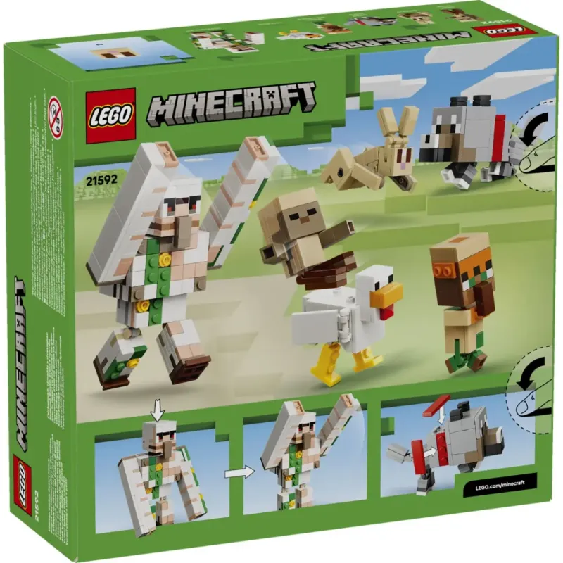 Конструктор LEGO Minecraft Курячий Жокей: атака у пустелі (21592)