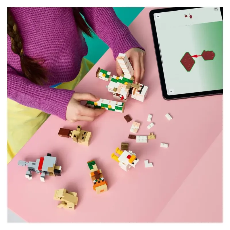 Конструктор LEGO Minecraft Курячий Жокей: атака у пустелі (21592)