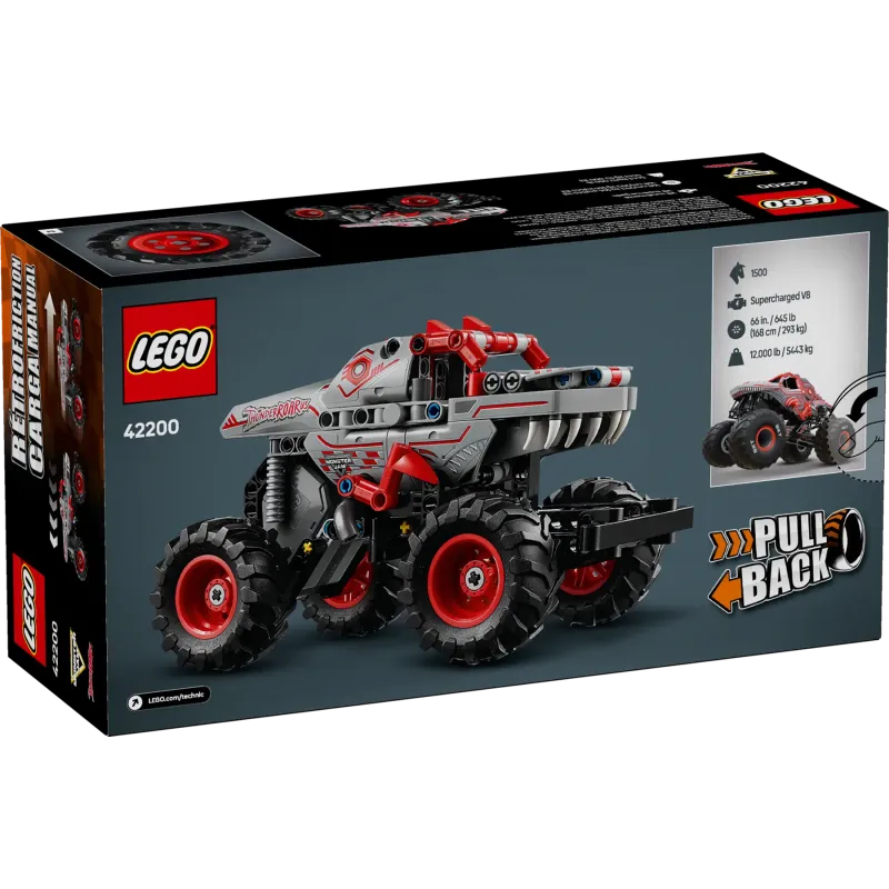 Конструктор LEGO Technic Monster Jam ThunderROARus з інерційним двигуном (42200)