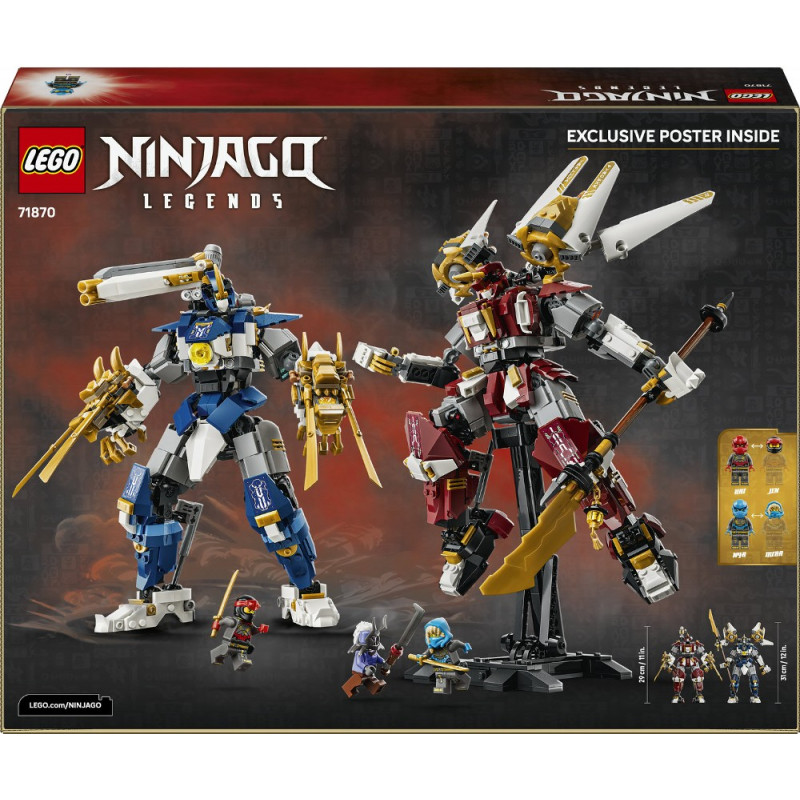 Конструктор LEGO Ninjago Близнюки роботи-Титани (71870)