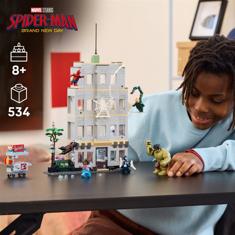 Конструктор LEGO Super Heroes Епічна сутичка Людини-Павука проти Халка (76350)