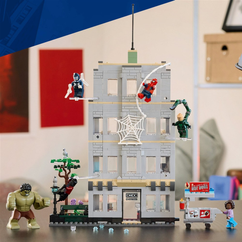 Конструктор LEGO Super Heroes Епічна сутичка Людини-Павука проти Халка (76350)
