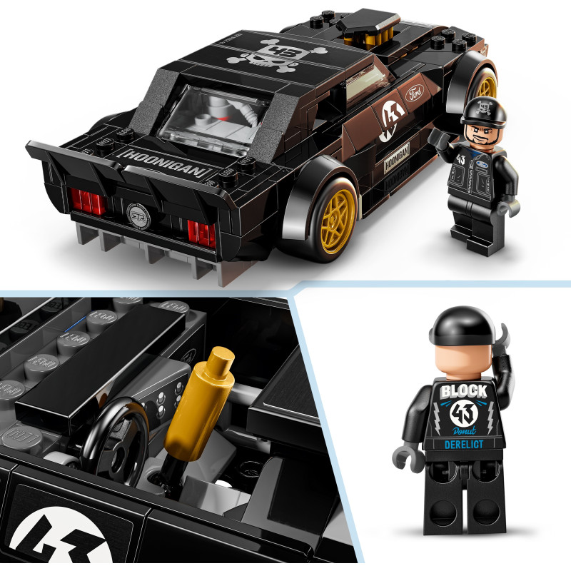 Конструктор LEGO Speed Champions Ford Mustang Hoonicorn V1 '65 Ken Block (77262)
