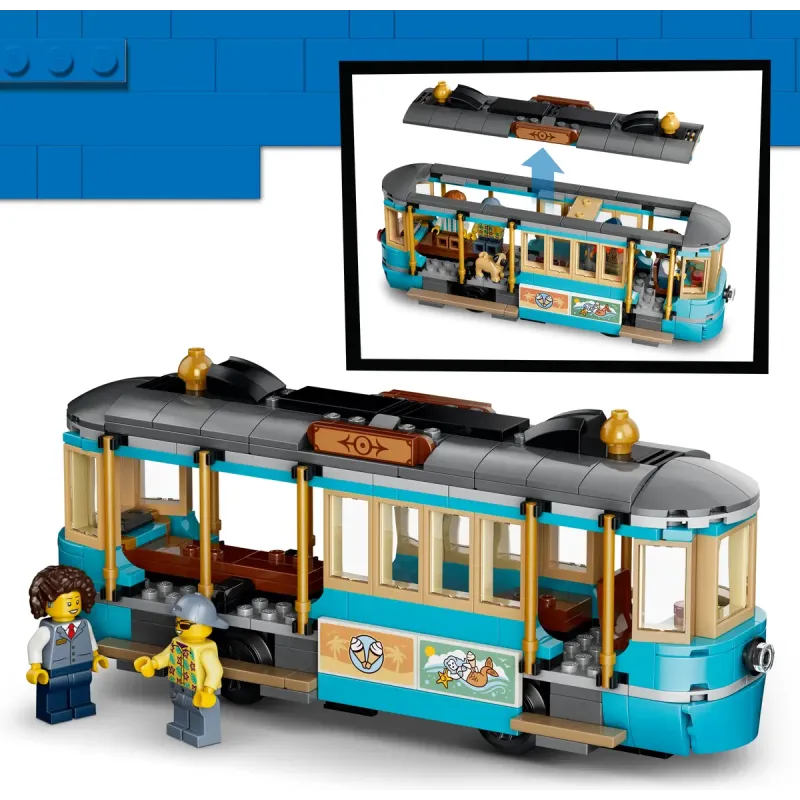 Конструктор LEGO City Класичний трамвай до пляжу (60506)