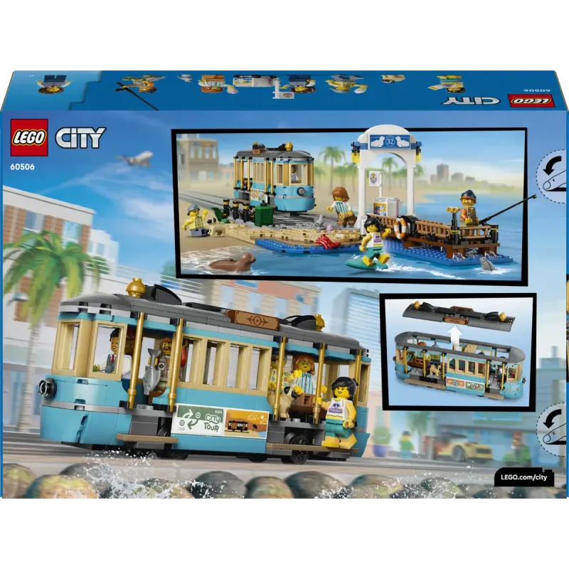 Конструктор LEGO City Класичний трамвай до пляжу (60506)