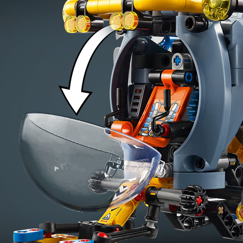 Конструктор LEGO Technic Глибоководний дослідницький підводний човен (42201)
