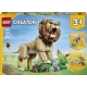 Конструктор LEGO Creator Дикі тварини: Величний лев (31386)