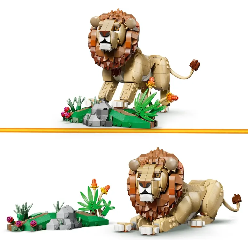 Конструктор LEGO Creator Дикі тварини: Величний лев (31386)