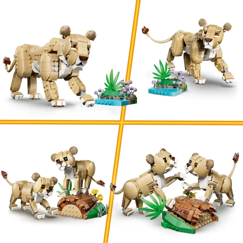 Конструктор LEGO Creator Дикі тварини: Величний лев (31386)