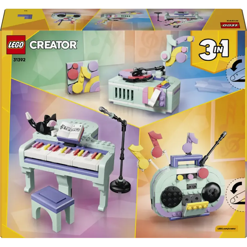 Конструктор LEGO Creator Фортепіано з котом (31392)