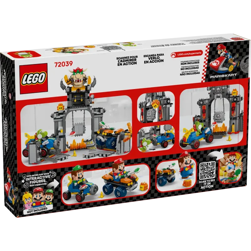 Конструктор LEGO Super Mario Mario Kart – Bowser та його замок (72039)