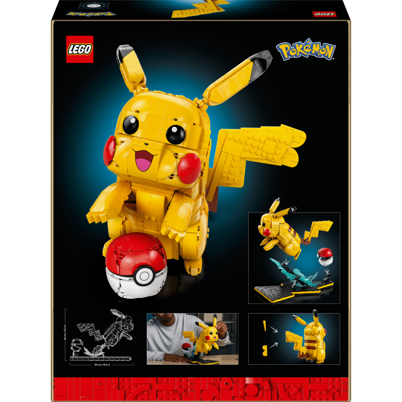 Конструктор LEGO Pokemon Пікачу та покебол (72152)