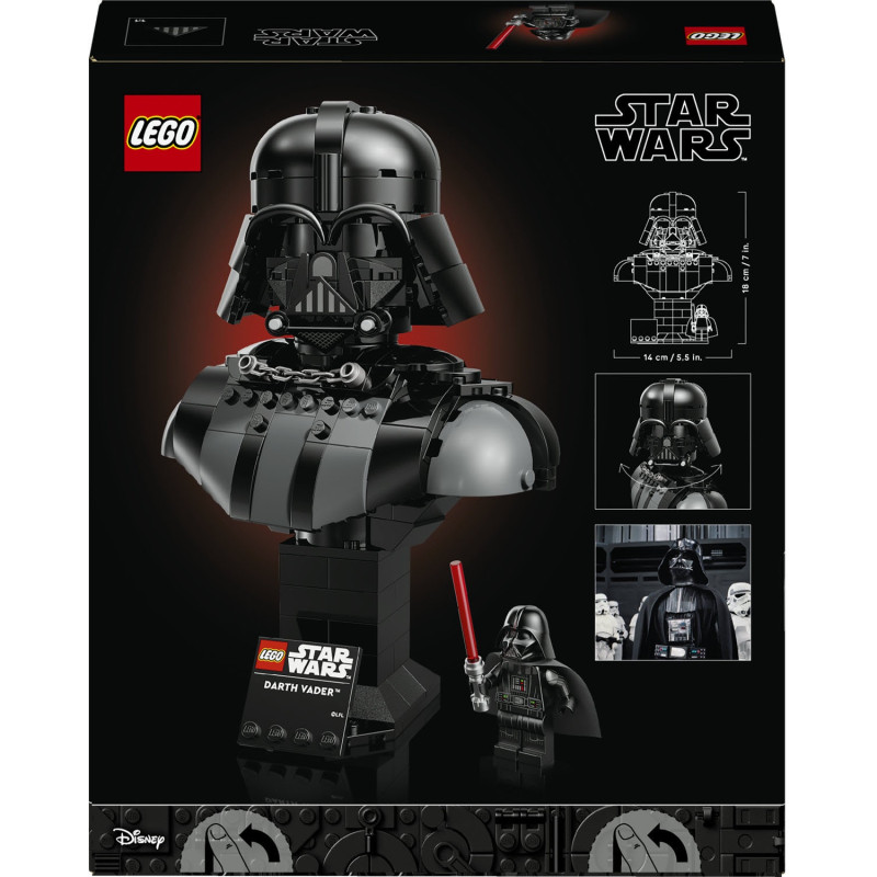Конструктор LEGO Star Wars Погруддя Дарта Вейдера (75439)