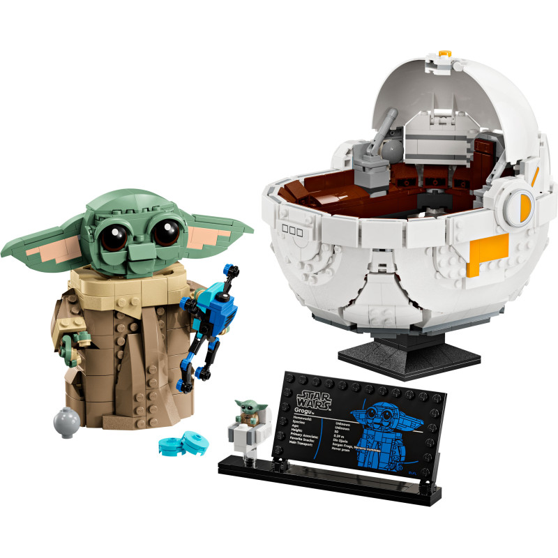 Конструктор LEGO Star Wars Ґроґу в повітряній колисці 1048 деталей (75403)