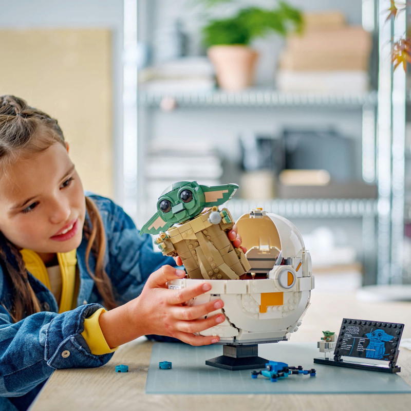 Конструктор LEGO Star Wars Ґроґу в повітряній колисці 1048 деталей (75403)