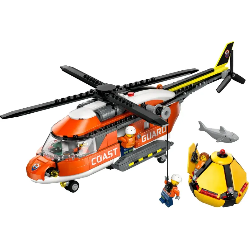 Конструктор LEGO City Гелікоптер берегової охорони (60503)