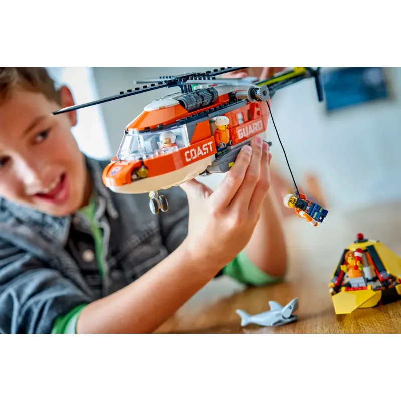 Конструктор LEGO City Гелікоптер берегової охорони (60503)