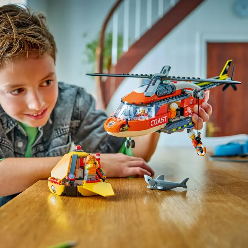 Конструктор LEGO City Гелікоптер берегової охорони (60503)