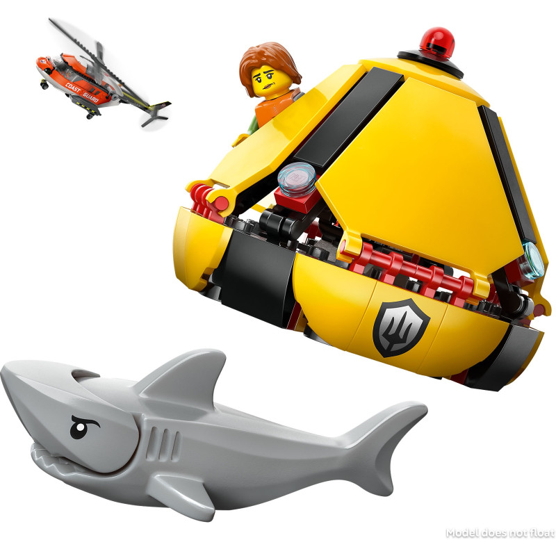 Конструктор LEGO City Гелікоптер берегової охорони (60503)