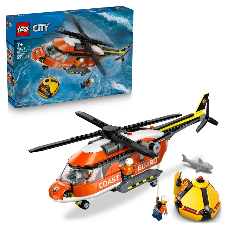 Конструктор LEGO City Гелікоптер берегової охорони (60503)