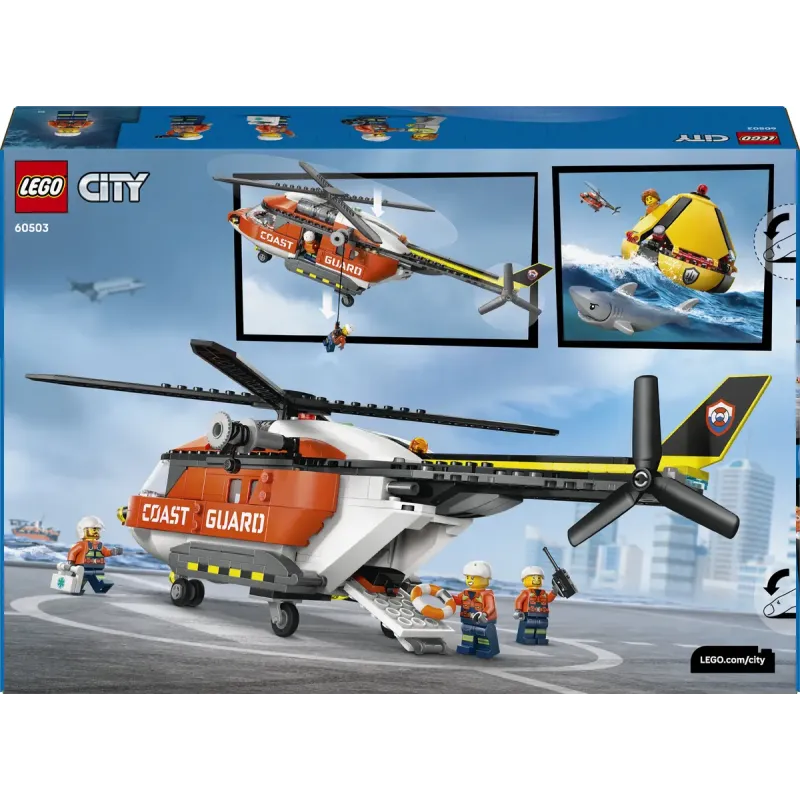 Конструктор LEGO City Гелікоптер берегової охорони (60503)