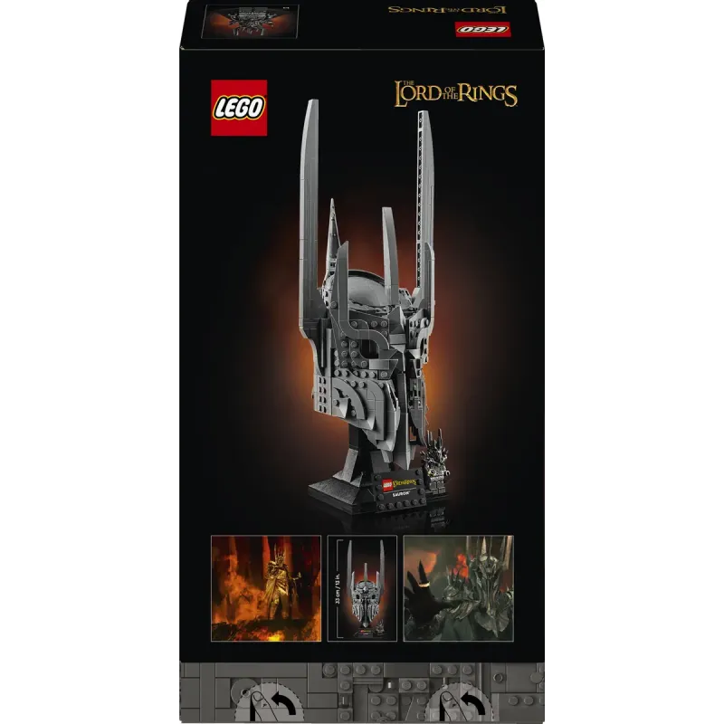 Конструктор LEGO Icons Володар перснів: шолом Саурона (11373)
