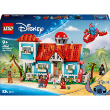 Конструктор LEGO Disney Пляжний будинок Ліло і Стіч (43268)