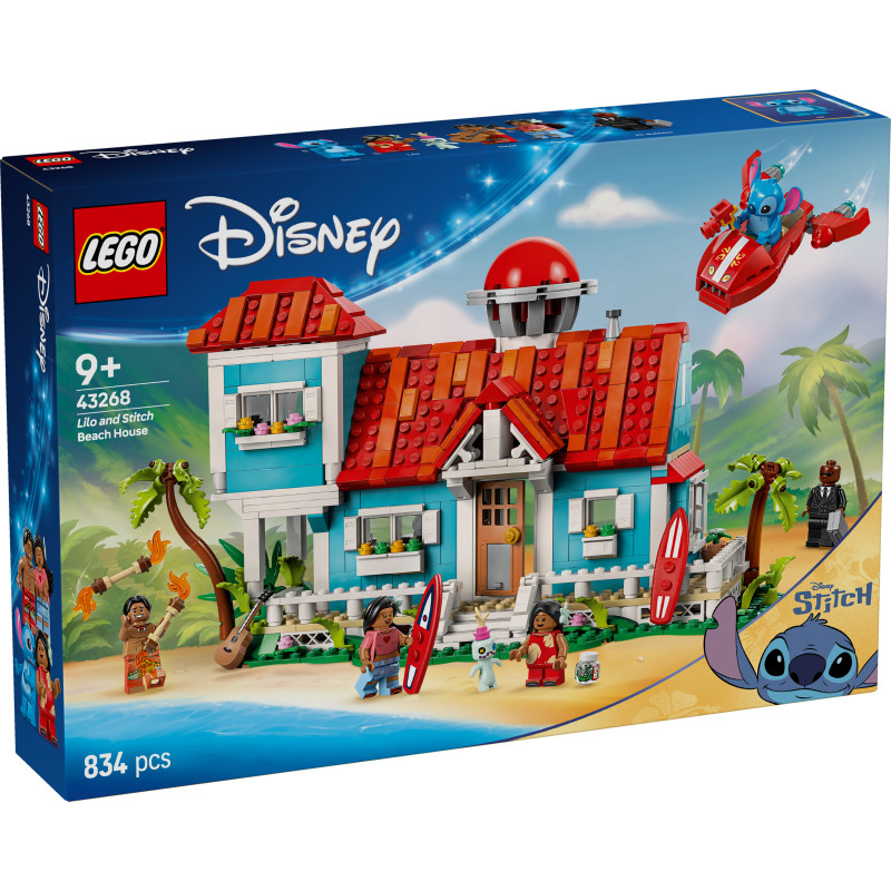 Конструктор LEGO Disney Пляжний будинок Ліло і Стіч (43268)