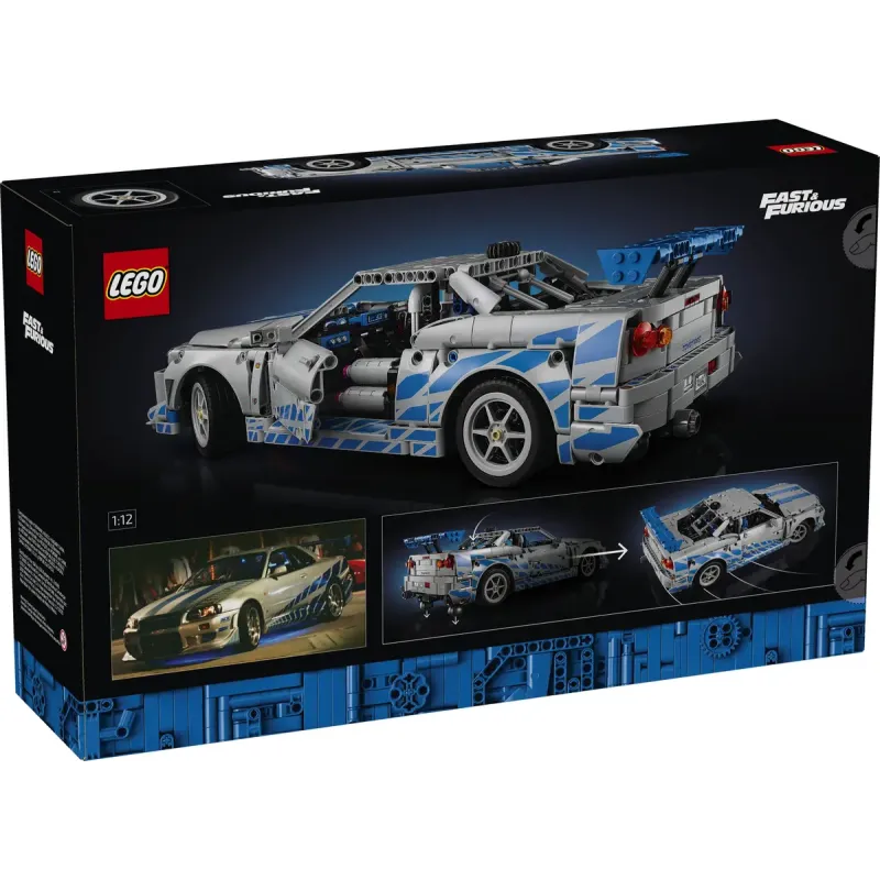 Конструктор LEGO Technic Подвійний форсаж Nissan Skyline GT-R (R34) (42210)