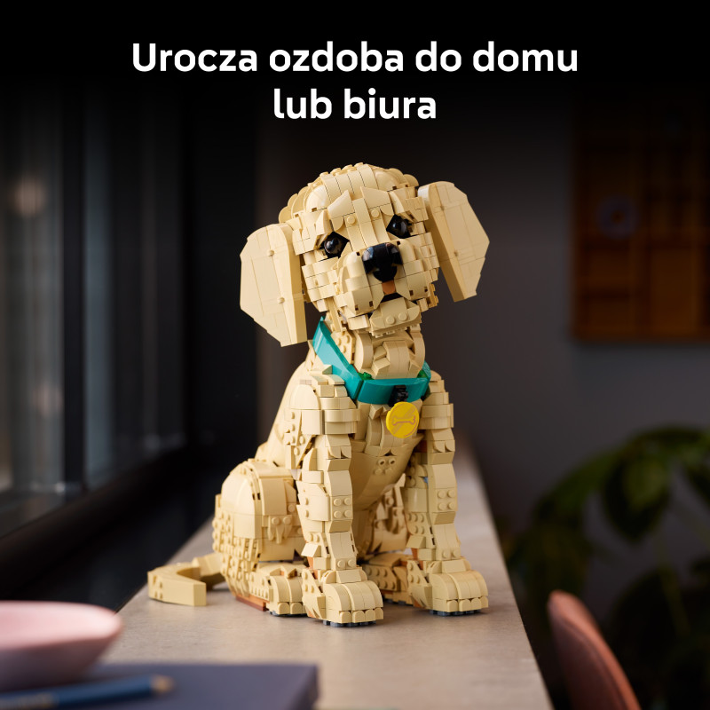 Конструктор LEGO Icons Цуценя золотистого ретрівера (11384)