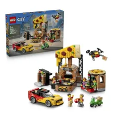 Конструктор LEGO City Доставка піци з різними транспортними засобами 60496