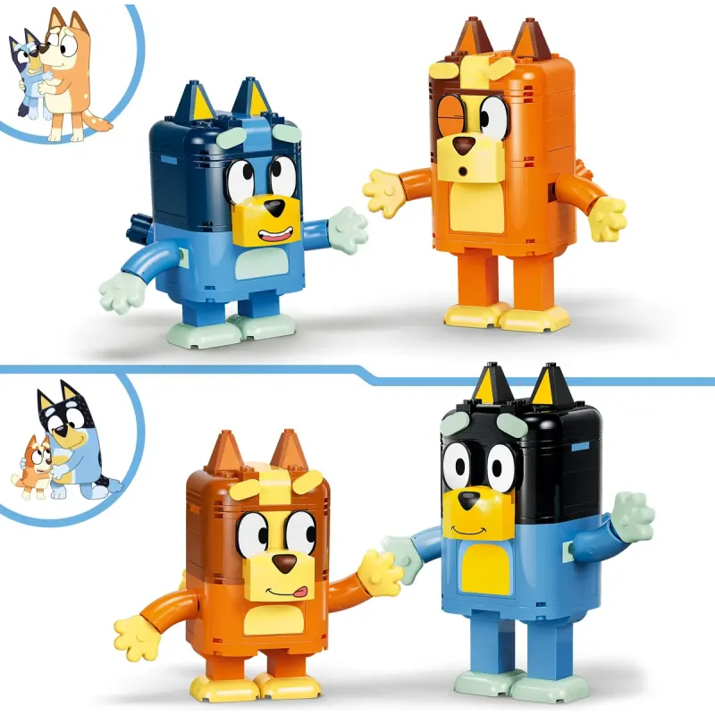 Конструктор LEGO Bluey Сім'я Блуї з кубиків (11217)