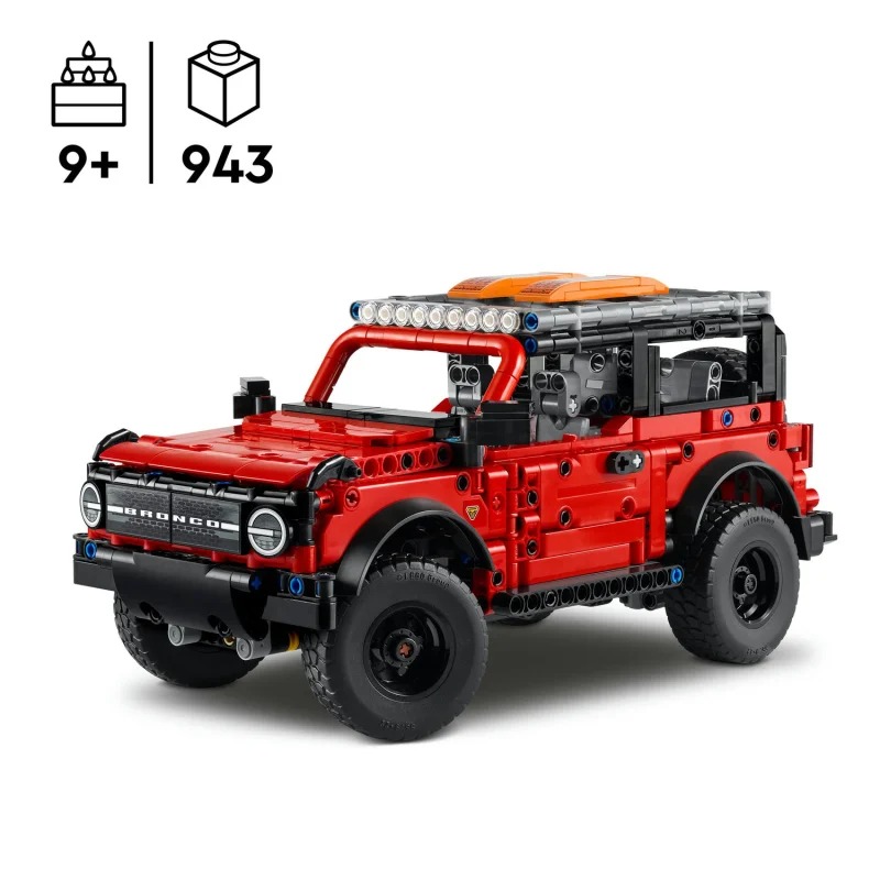 Конструктор LEGO Technic Позашляховик Ford Bronco® (42213)