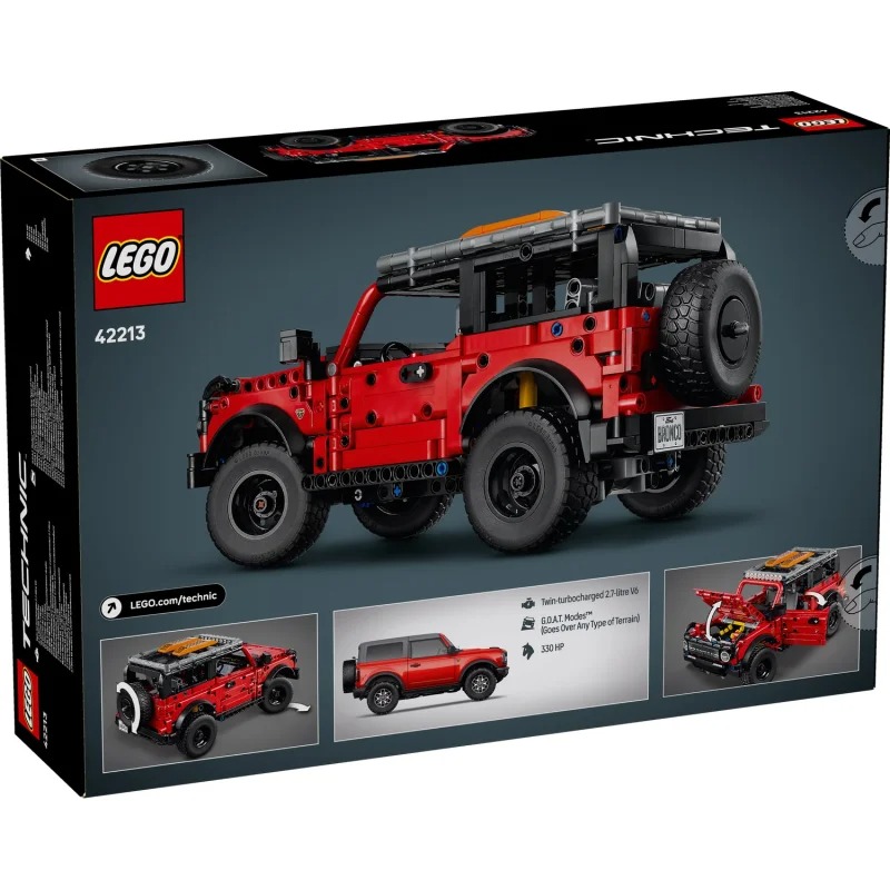 Конструктор LEGO Technic Позашляховик Ford Bronco® (42213)