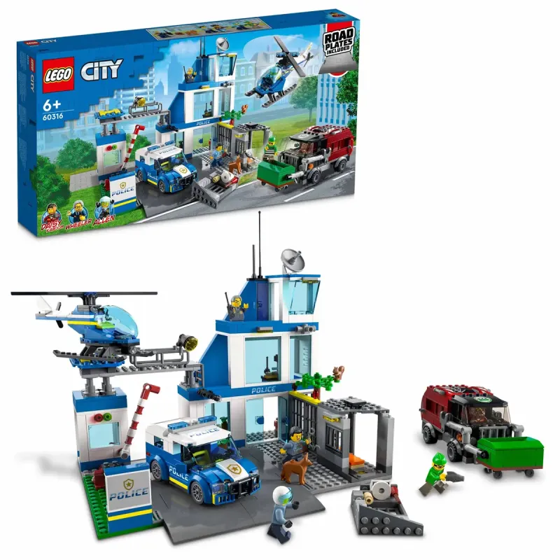 Конструктор LEGO Поліцейська дільниця(60316)