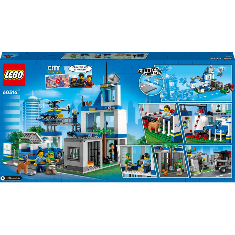 Конструктор LEGO Поліцейська дільниця(60316)