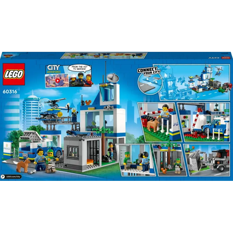 Конструктор LEGO Поліцейська дільниця(60316)